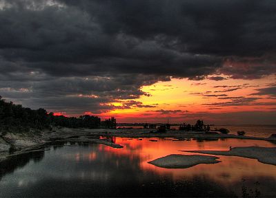 sunset, clouds, scenic - desktop wallpaper