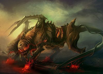 horror, fantasy art, creatures - related desktop wallpaper
