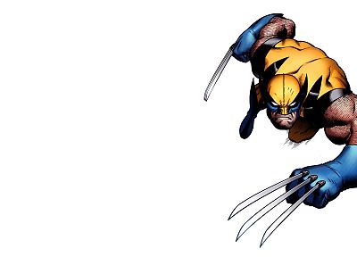 X-Men, Wolverine, Marvel Comics, simple background - desktop wallpaper