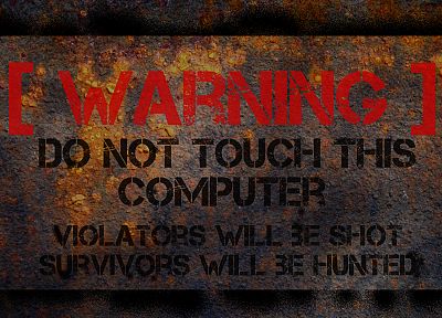 text, warning - desktop wallpaper