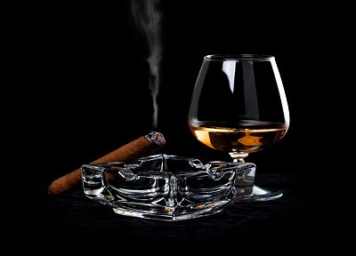 smoking, alcohol, drinks, cigars - duplicate desktop wallpaper