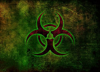 biohazard, grunge, symbols - random desktop wallpaper