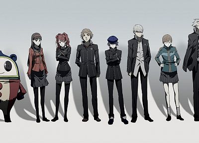 Persona 4, Amagi Yukiko, Teddie (Persona 4) - desktop wallpaper