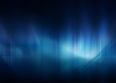 abstract, blue, aurora borealis - random desktop wallpaper