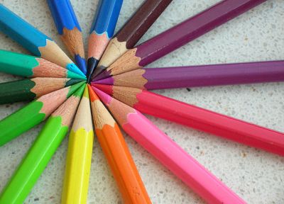 multicolor, crayons, pencils - related desktop wallpaper