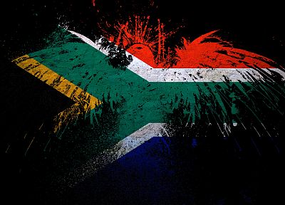 eagles, flags, South Africa - desktop wallpaper