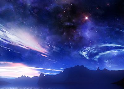 stars, skies - random desktop wallpaper