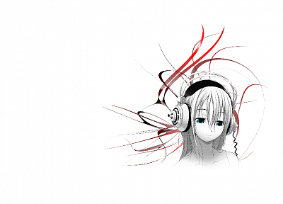 headphones, anime, Nitroplus, Sonico, Soniko - related desktop wallpaper