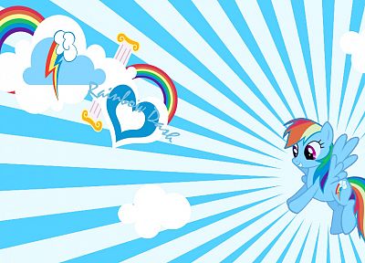rainbows, My Little Pony, Rainbow Dash, My Little Pony: Friendship is Magic - related desktop wallpaper