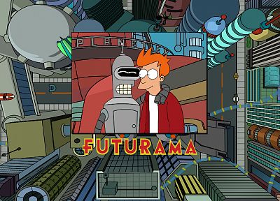 Futurama, Bender, Philip J. Fry - desktop wallpaper