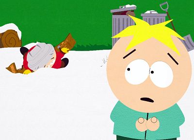 South Park, Eric Cartman, Butters Stotch - duplicate desktop wallpaper
