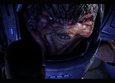 video games, grunt, Mass Effect 2 - duplicate desktop wallpaper