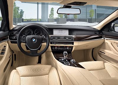 cars, vehicles, BMW M5, car interiors - desktop wallpaper