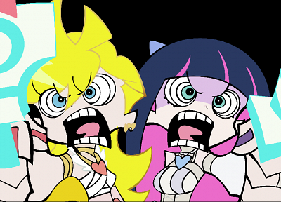 transparent, Panty and Stocking with Garterbelt, Anarchy Panty, Anarchy Stocking, anime vectors - desktop wallpaper