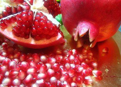 fruits, pomegranate - random desktop wallpaper