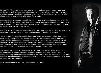 quotes, atheism, Bill Hicks - related desktop wallpaper