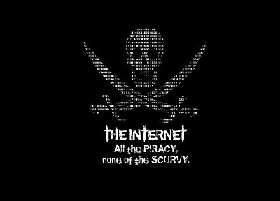 Internet, piracy, binary - random desktop wallpaper
