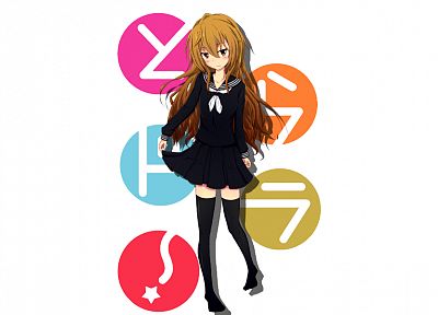 school uniforms, Aisaka Taiga, Toradora - duplicate desktop wallpaper
