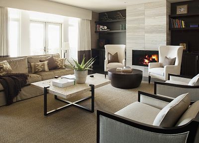 architecture, room, interior, furniture, living room - desktop wallpaper