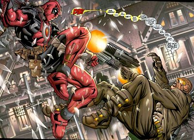 comics, Deadpool Wade Wilson, Marvel Comics - random desktop wallpaper