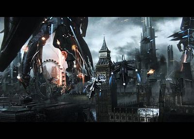 reaper, London, Mass Effect 3 - related desktop wallpaper