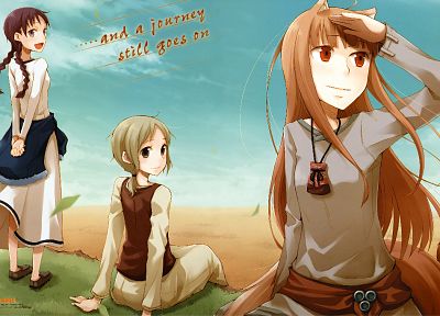 Spice and Wolf, animal ears, Holo The Wise Wolf, inumimi - random desktop wallpaper