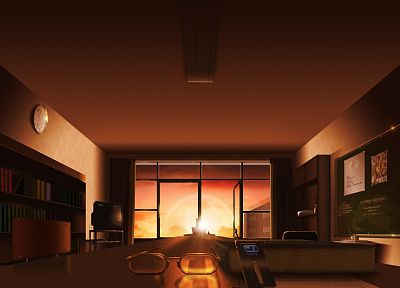 Sun, glasses, interior, window panes, interior design - desktop wallpaper