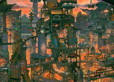 cityscapes, buildings, imperial boy, detailed - random desktop wallpaper