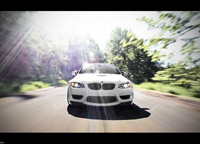 BMW, cars, front view - desktop wallpaper