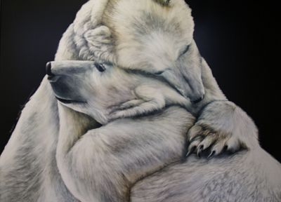 polar bears - duplicate desktop wallpaper