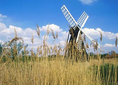 United Kingdom, windmills - random desktop wallpaper