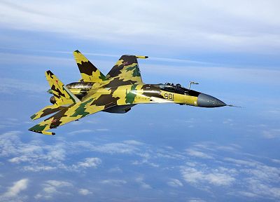 aircraft, military, Russia, planes, Su-27 Flanker - related desktop wallpaper
