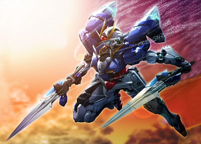 Gundam, mecha, Gundam 00 - duplicate desktop wallpaper