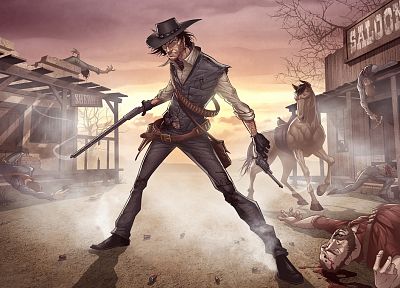 Red Dead Redemption, marston - duplicate desktop wallpaper