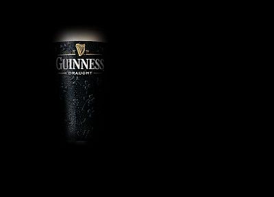 beers, black, minimalistic, Guinness - random desktop wallpaper