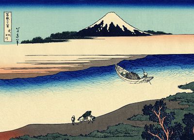 Katsushika Hokusai, Thirty-six Views of Mount Fuji - related desktop wallpaper