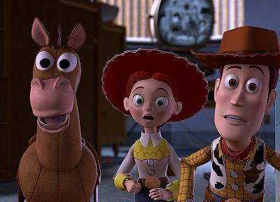movies, Toy Story, Woody, bullseye - random desktop wallpaper