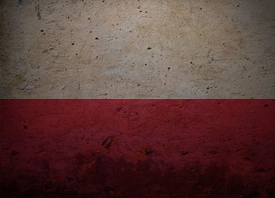 red, white, flags, Polish, Poland - duplicate desktop wallpaper