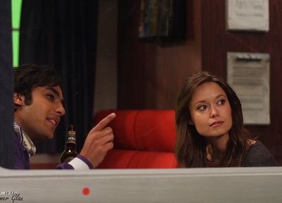 Summer Glau, The Big Bang Theory (TV), Rajesh Ramayan Koothrappali, Kunal Nayyar - random desktop wallpaper