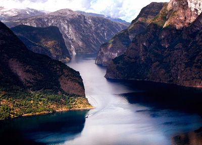 mountains, rivers - duplicate desktop wallpaper