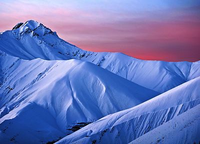 mountains, snow, snow landscapes - desktop wallpaper