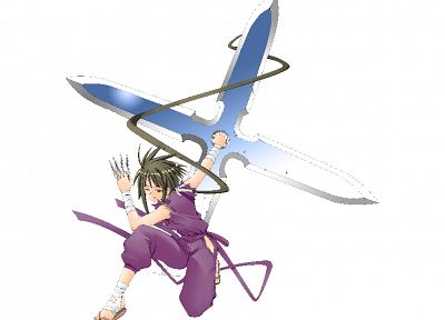 Mahou Sensei Negima, manga, simple background, Nagase Kaede - desktop wallpaper