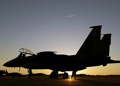 aircraft, F15 Eagle, fighters - duplicate desktop wallpaper