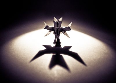 paper, origami, The Dark Knight - random desktop wallpaper