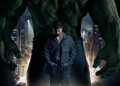 Hulk (comic character), Edward Norton, Marvel Comics, movie posters, The Incredible Hulk (Movie) - random desktop wallpaper