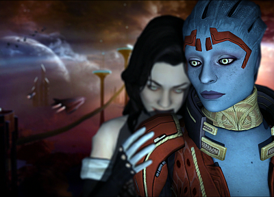 video games, Mass Effect, Miranda Lawson, BioWare, Mass Effect 2 - random desktop wallpaper