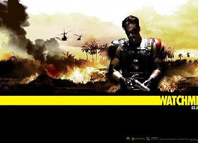 Watchmen, movies, Viet Nam, The Comedian, Jeffrey Dean Morgan, posters - desktop wallpaper