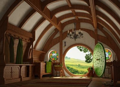 The Lord of the Rings, The Shire, Bag End - related desktop wallpaper