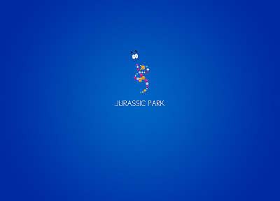 minimalistic, movies, Jurassic Park - duplicate desktop wallpaper
