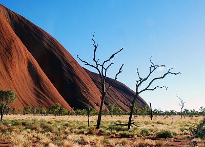 nature, hills, Australia, Ayers Rock - random desktop wallpaper